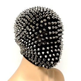 STORM BUY Full Face Cover Mask Floral Roses Haute Couture Masquerade Mask For Hollween Cosplay Costume Party (Silver)