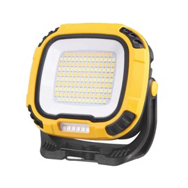 LED Work Light Rechargeable, 2500LM Waterproof Folding Portable Flood Light with Magnetic and14 Light Modes,USB Emergency cob Work Light for Camping Car Repairing Emergency Job Site Lighting (Yellow)