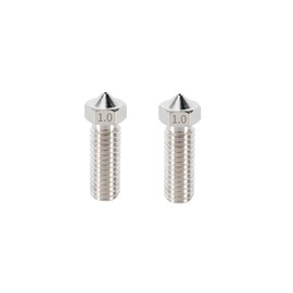 SIUTEC® Premium Volcano Stainless Steel/Stainless Steel, Nozzle/Nozzle, 1.0 mm, Set of 2 - Perfect for Sophisticated 3D Prints, for Volcano Hotends/Artillery Sidewinder - 1.75 mm Filament