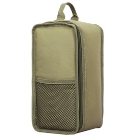 QIXIAMO Lanterns Storage Kerosene Lamps Bag Vintage Oil Lamps Bag Kerosene s Holder Outdoor Camping s Storage Bag, 27x13x15cm, Brown