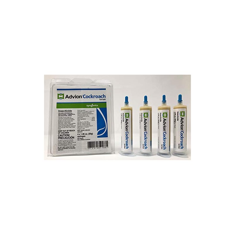 Syngenta Advion ゴキブリジェルベイト - 1箱 (4 X 30 Gr.シリンジ)
