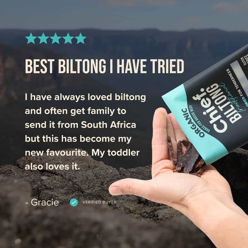Chief Biltong - Traditional Beef, 90g