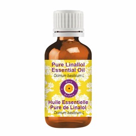 dève herbes Pure Linallol Essential Oil (Ocimum basilicum L) Natural Therapeutic Grade Steam Distilled 10ml (0.33 oz)