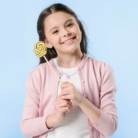 LOVE YOUR CITY Necklace Small Horse Pony Perfect Gifts for Girls Children High Quality Children's Jewellery Made of Sterling Silver with Enamel 42 to 45 cm Adjustable, Sterling Silver