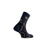 Lurbel Tierra Pilger Toe Separator Trekking Socks Breathable Seamless, Navy/Yellow,