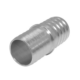 ANPTGHT 1 Inch Hose Barb Splice Coupler Repair Fitting, Aluminum Adapter Connector Radiator Coolant Intercooler Heat Exchanger Fluid Designed (2 pcs)