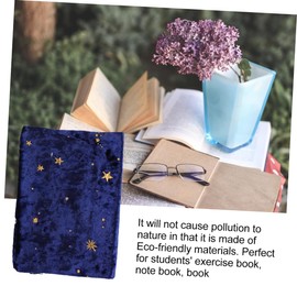 EXCEART Protector De Libros Cubierta De Libro De Tela Libros Antiguos Paño De Terciopelo Bronceado Tapa Del Libro A6 Película Protectora