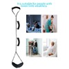 Healthman Leg Lifter Strap Multi-Loop Style - with Hand Grips