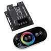 RGB LED Touch Remote Controller RF Wireless 6 Keys Circular