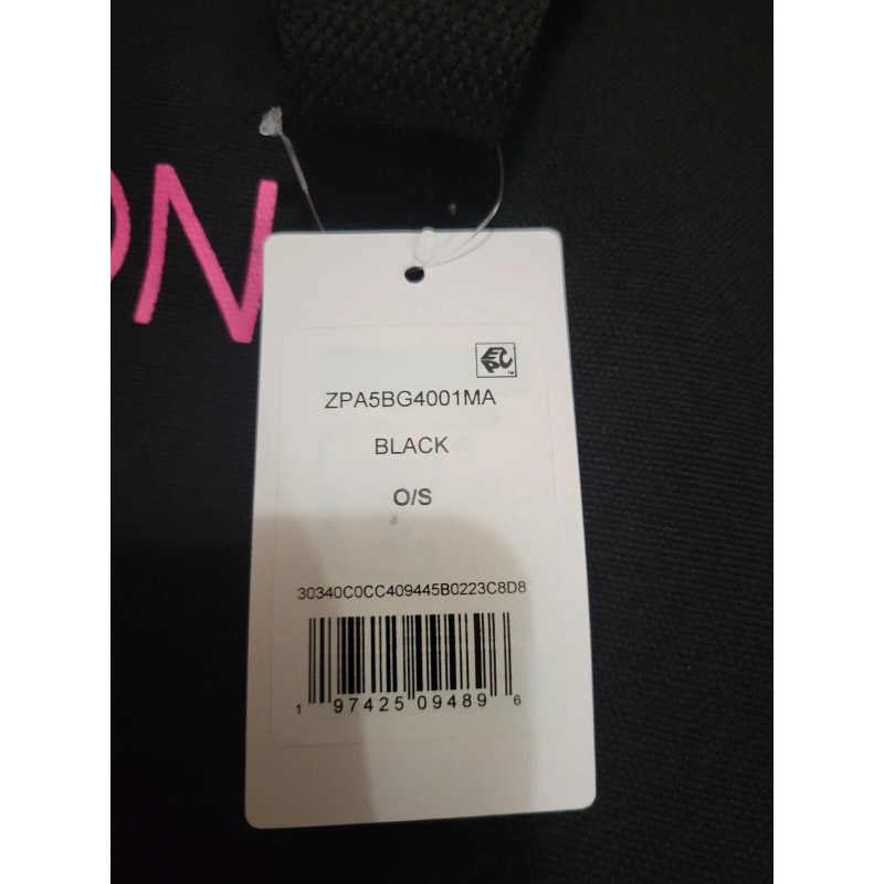 89th & Madison Canvas Tote Bag- Black, inside pocket