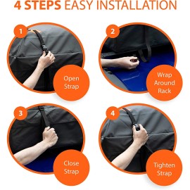 Dreamizer For Acura MDX RDX ZDX 21 Cubic Travel Roof Bag Luggage Cargo Carrier Storage Box