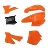 Motorcycle Fairing Cover Kit Orange Front Wheel Mudguard Splash Guard