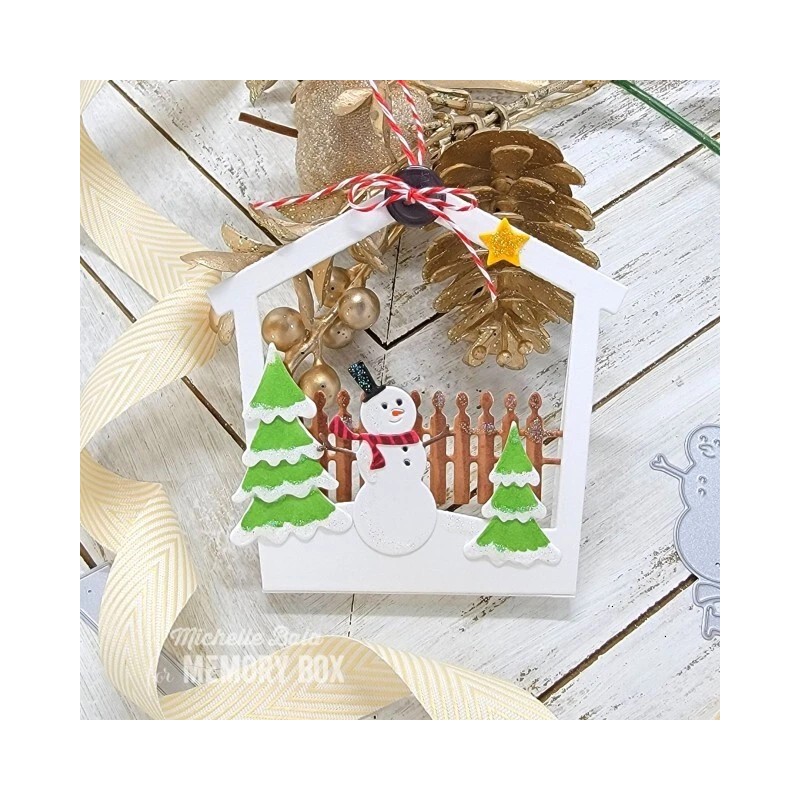 Memory Box House Frame Craft Die