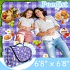 Extra Large Picnic Blanket Waterproof,80"x 80"Foldable Machine Washable Beach Blanket,Outdoor
