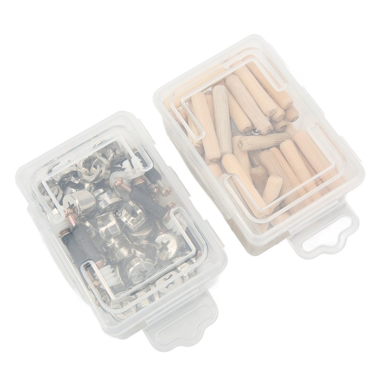 Cam Fittings Set with Dowel Pre Inserted Nut for Cabinet