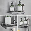 Hoomtaook Shower Caddy no Drilling Hanging Shower Shelves Shower Accessories