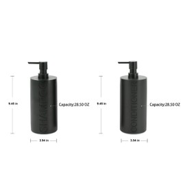 Indecor Home Shampoo, Conditioner, or Body Wash Dispensers for Bathroom