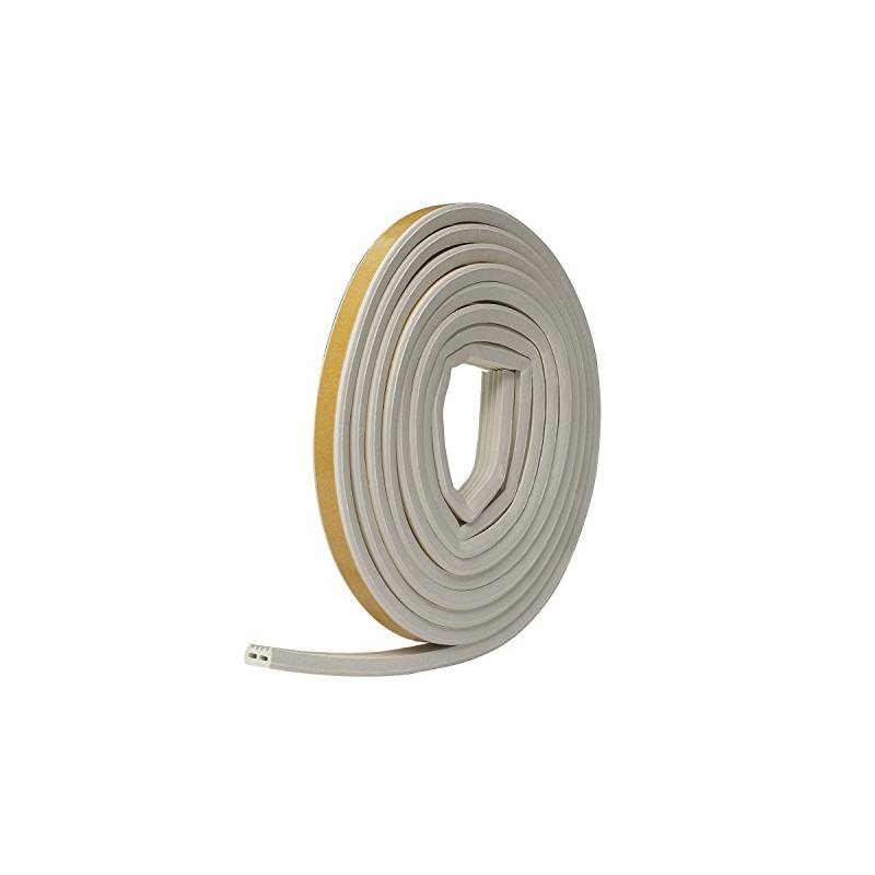 Frost King EPDM Rubber Self-Stick Weatherseal Tape, D-Section, 9/16" W,