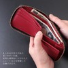 Diablo KA-514 Men's Bifold Wallet, Large Capacity, Leather, Round Zipper,