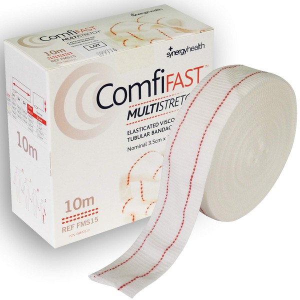 Comfifast Elasticated Viscose Bandage in 5 Sizes - 10m Rolls