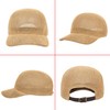 Summer Unisex Paper Straw Baseball Cap Stylish Beach Cap Woven