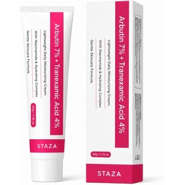 Crema Facial con Arbutina 7% y Acido Tranexamico 4%, Hidratante Ligera Niacinamida para Piel Suave 50g/1.76 oz