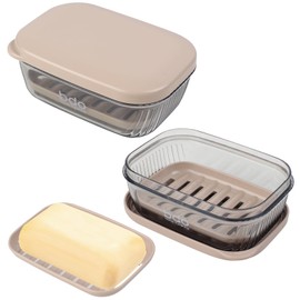 Richenda travel soap container,Portable soap holder shower for traveling, Soap holder for Bathroom, Shower, Hiking,Gym,vacation,Outdor(Transparent)