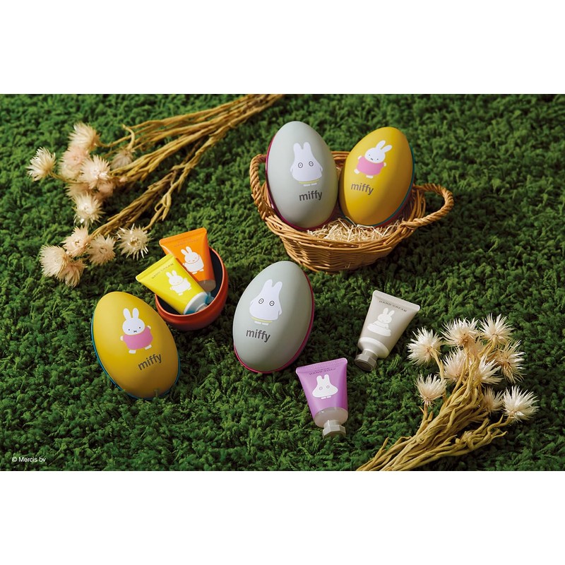 miffy Miffy Hand Cream and Scrub Hand Soap Set, Egg