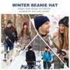 FORVEVO Mens Beanie Hat, Thermal Winter Beanie with Soft Fleece