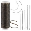 Ftyiwu Waxed Thread, Upholstery Needle and Thread 32 Yards with