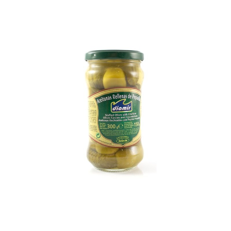 Diamir Gauchos (Gordal Olives Stuffed with Gherkins) 300 g