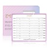 EMEDA Eyelash Extensions Set, 9 Rows, 0.07 mm, D Eyelash