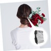 FOMIYES 2pcs Elegant Rhinestone Wedding Hair Side Combs Secure Bridal