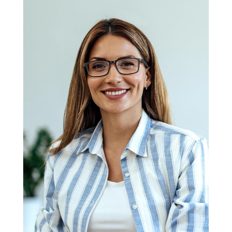 JOLISU Reading Glasses for Men & Women, 5 Pack Black