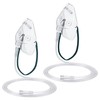 Geiserailie 2 Pack L Size Oxygen Mask with 6.6 Ft