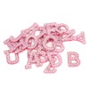 A Z 26 English Letters Garment Applique Patches Stickers Rhinestones