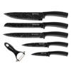 Rxsdfdi Knife Set, 6 Pieces Kitchen Knives Set with Anti-Rust