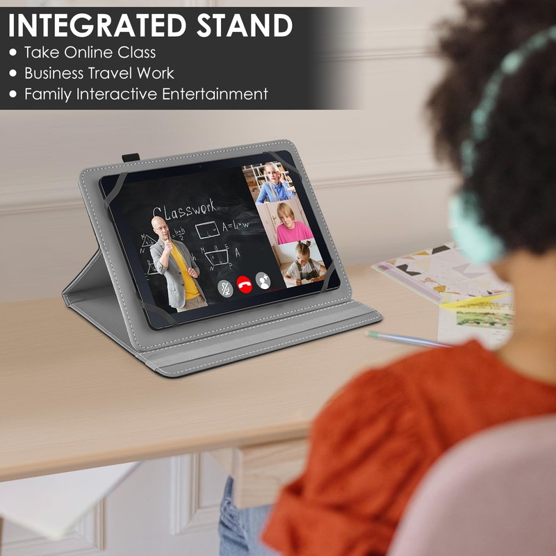 DETUOSI Universal 10 Inch Tablet Case,10.1 Inch Android Tablet Cover,