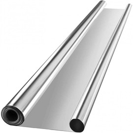 Generic Hydrolux Highly Reflective Mylar Film Roll for Outdoor, Grow Room, Indoor Decoration, Aluminum Paint Coated Silver (Thickness 2 Mil, Size 4' x 50')