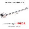 TYESTAND TR-10 Brass Towel Bar (1 Piece), Single Bathroom Wall