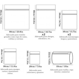 Nivofu Bolsas para la Colada, 8 Packs Bolsas de Lavander?a Reutilizable,laundry Bag Multitama?o, Bolsas de Malla Clasifica y Protege Ropa Delicada, Brasieres, Calcetines, Ropa Interior Etc 8 packs, reutilizables, protege ropa delicada, brasieres, calcetin