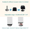sourcingmap M8 Leveling Feet 30 x 30mm Square Insert Adjustable