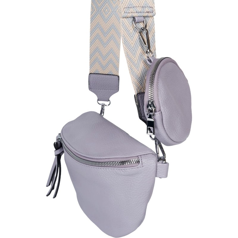 styleBREAKER 02012396 Women’s Half Moon Crossbody Shoulder Bag Set, 2
