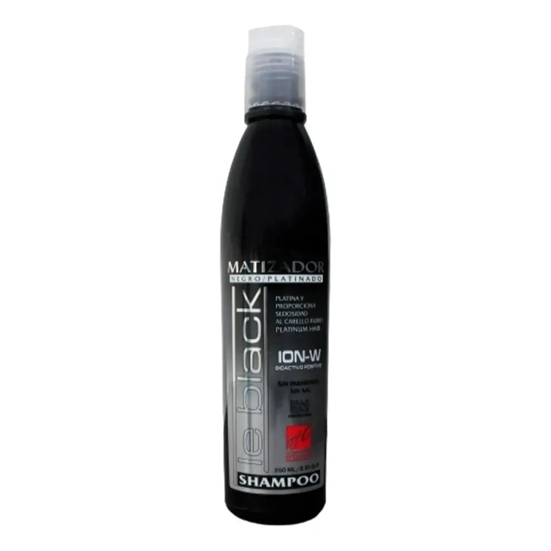 Shampoo D'Conde Le Black Matizador 250mL para Cabello Rubio