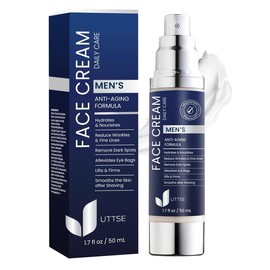 Uttse 6-in-1 Mens Face Moisturizer: Face Cream for Men - Reduce the Look of Eye Bags, Dark Circles, and Puffiness - Skin Care for Men - 1.7 fl oz - Specification: Men's 6-IN-1 Face Cream
