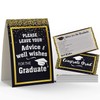 Toctose 2024 Graduation Sign & Graduation Advice Cards(1+25 pk), Advice