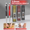 Nicpro 24PCS CP3000 Mechanical Carpenter Pencil Set with Sharpener &