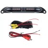 BLACK LICENSE PLATE CAMERA COLOR WITH NIGHT VISION COLOR REAR