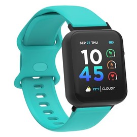 Lamshaw Compatible for ITOUCH AIR 4 Bands, 24mm Women Men,Soft Silicone Replacement Sport Strap Wristband Compatible for ITOUCH AIR 4 41mm / 46mm / Air 3 44mm Smartwatch (Light Green)