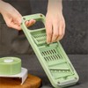 Yuirshion Vegetable Slicer Stainless Steel, 7-in-1 Multifunctional Panel Vegetable Slicer,